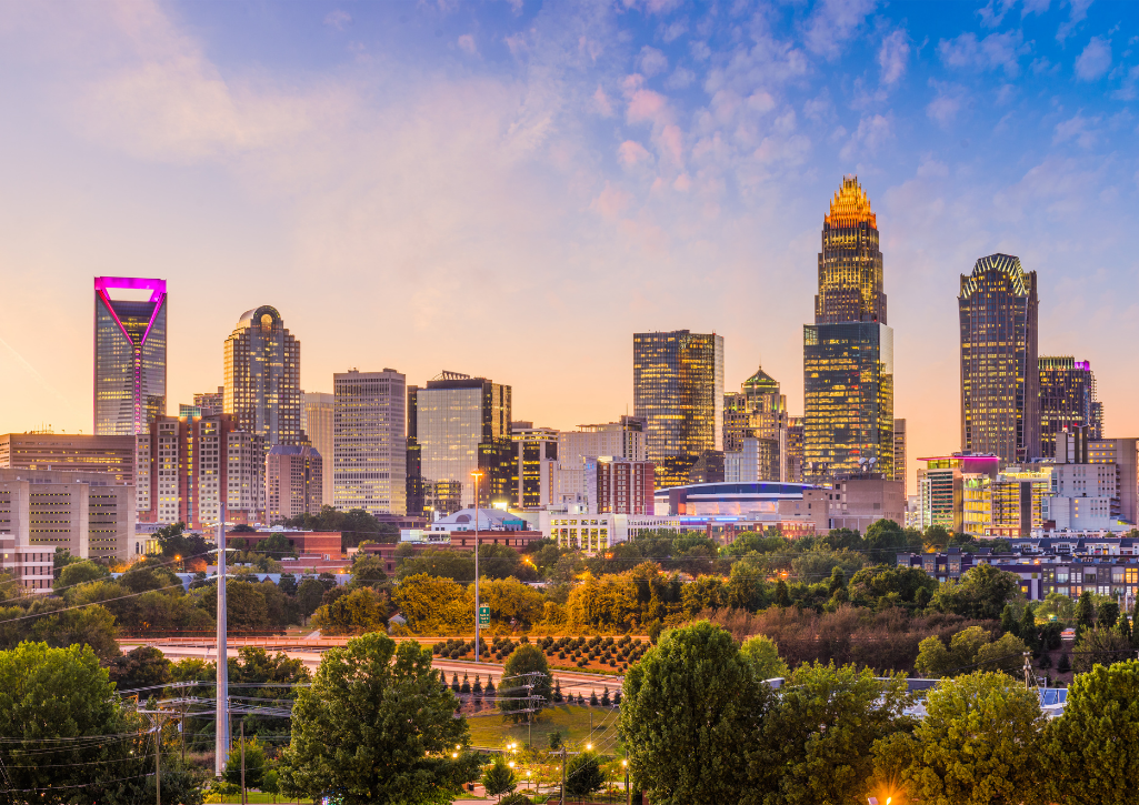 Charlotte NC skyline