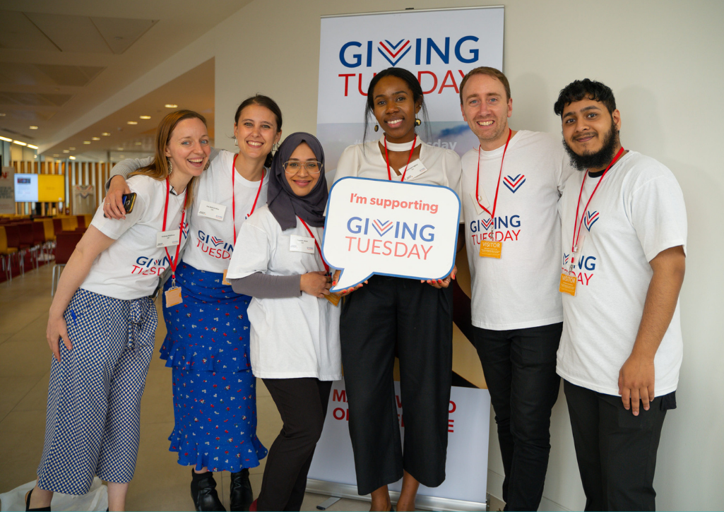 GivingTuesday United Kingdom team posed together