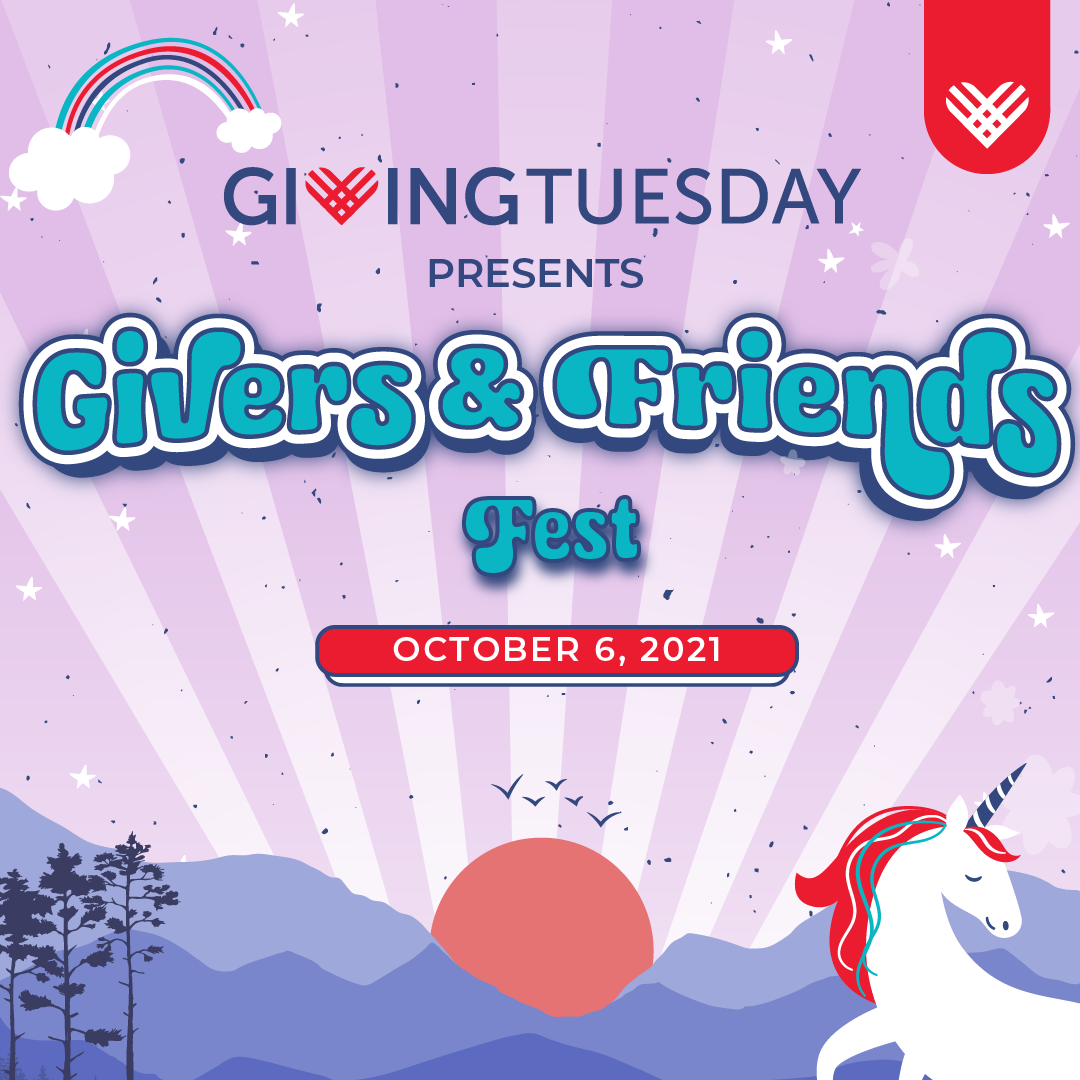 GivingTuesday presents Givers and Friends Fest Oct 6. 