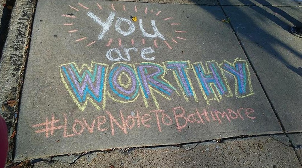 You are worthy in chalkf